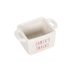 Set of 3 Ceramic Christmas Snack Bowls