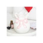 White and Pink Bow Oil Burner