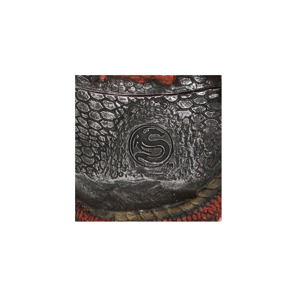 Serpent Infection Lidded Skull Ornament by Spiral Direct
