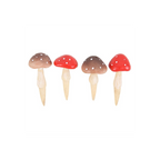 Set of 4 Mini Mushroom Plant Pot Pals