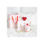 Cupid's Café Mug, Spoon and Socks Set