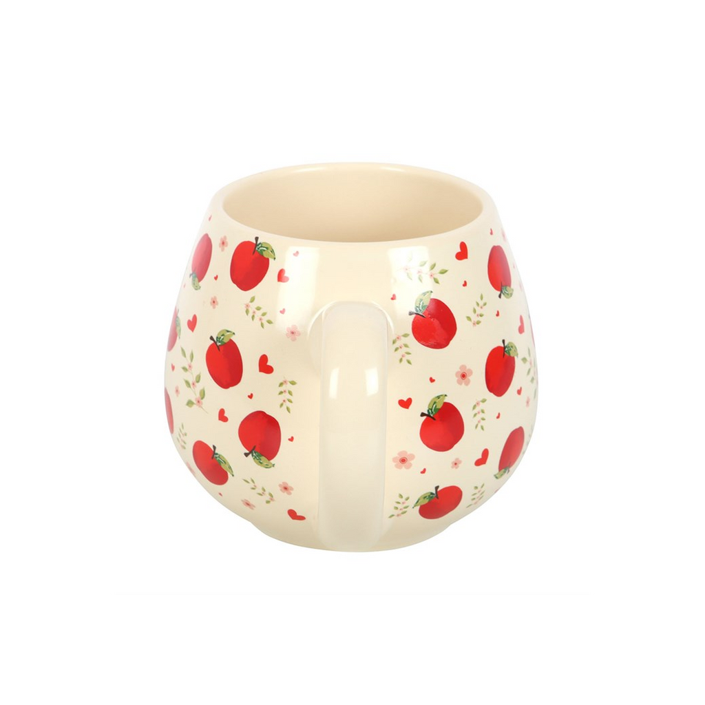 Apple Print Rounded Mug