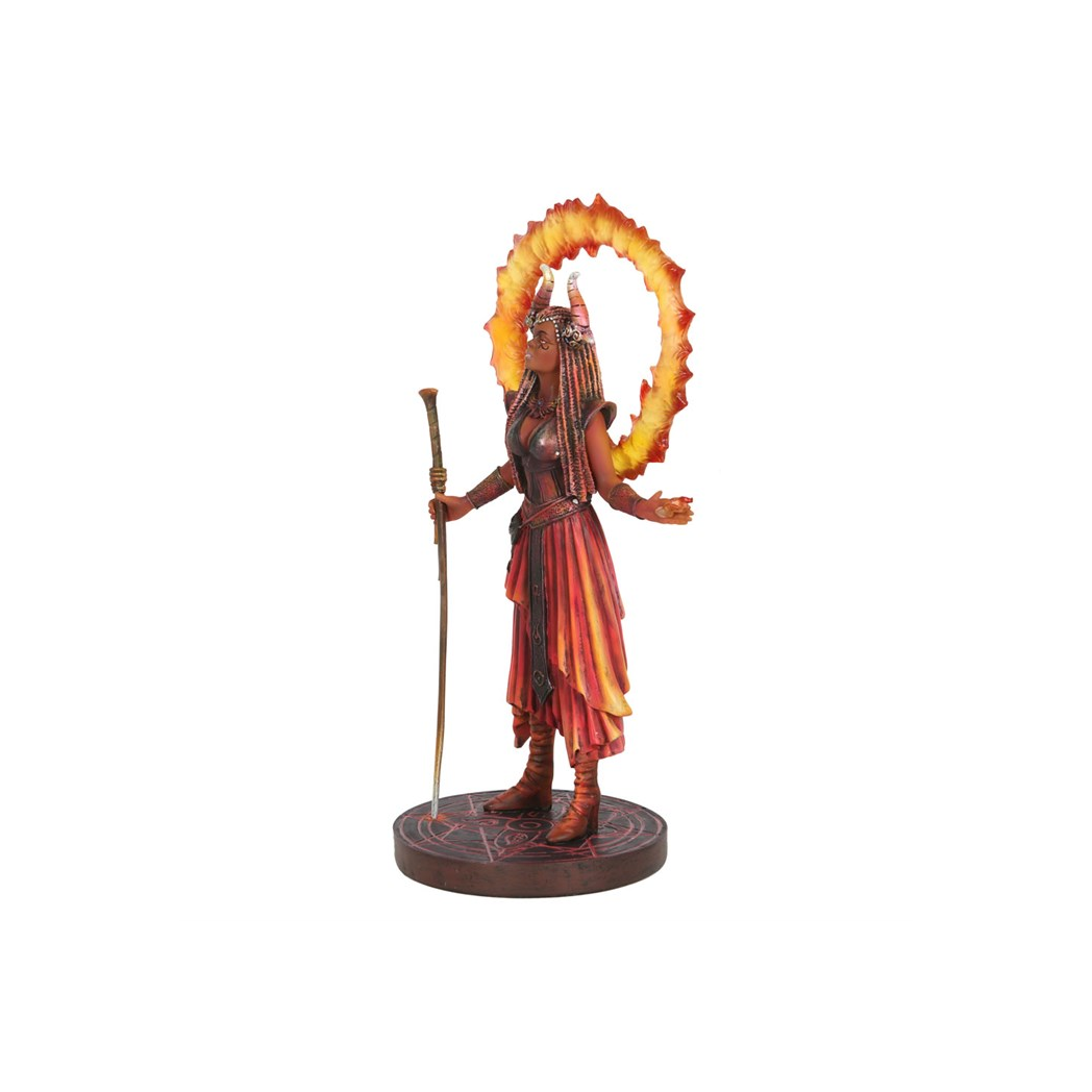 Fire Elemental Sorceress Figurine by Anne Stokes