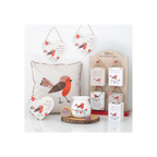 Loved Ones Winter Robin Hanging Heart Sign