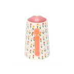 Tulip Print Ceramic Flower Jug