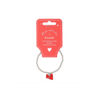 All You Need Is Love Beaded Heart Charm Bracelet